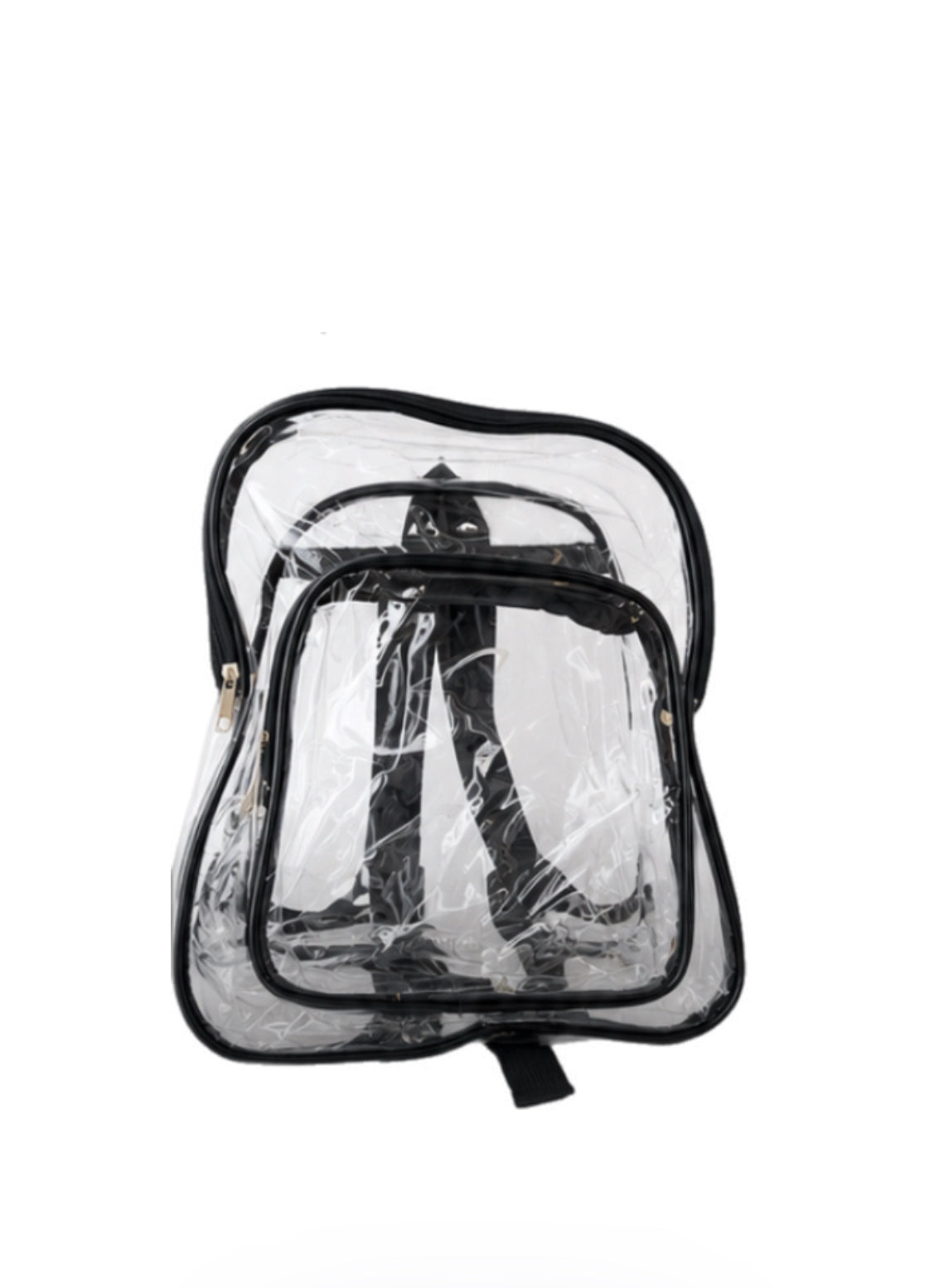 Clear BookBag (Black)
